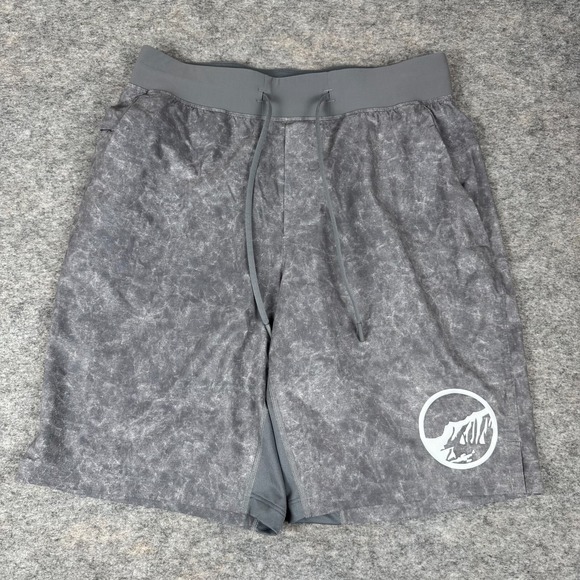 lululemon athletica Other - Lululemon T.H.E. Short 9" Linerless Gravel Dust Asphalt Grey Multi Mens Medium M